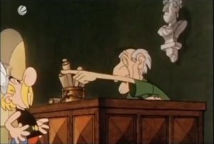 "Eintragung einer Galeere? Da sind Sie hier falsch! Wenden Sie sich an den Hafenkommandanten." 